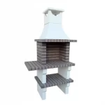 churrasqueiras tradicionais-gray-com-mini-bancada
