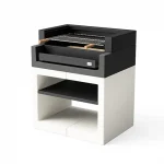 Churrasqueira Kitaway Liso Preto e Branco