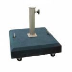 Base Quadrada Pintada com Rodas