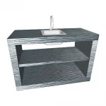 Bancada de Apoio M10B com Pia