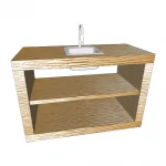 Bancada de Apoio M10B com Pia