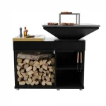 Barbecue com Bancada em Madeira