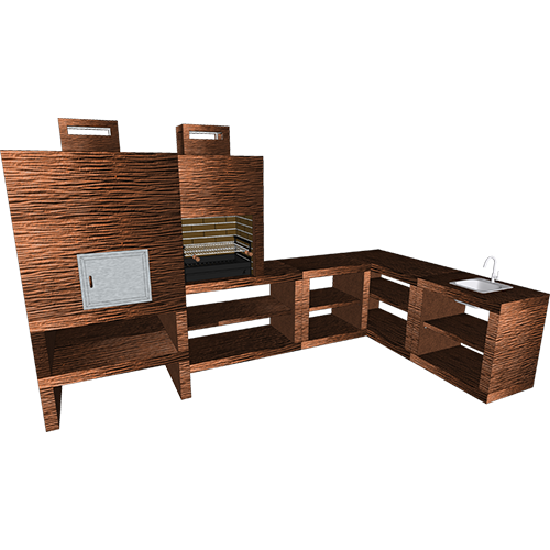 Churrasqueira e Forno CFMC55B