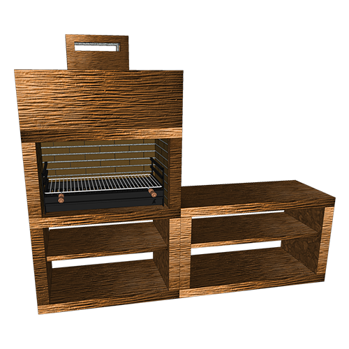 Churrasqueira CM51A com Bancada