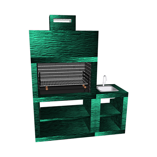 Churrasqueira CM52B com Lava Loiça