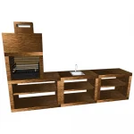 Churrasqueira CM63B com Lava Loiça