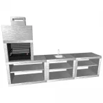 Churrasqueira CM63B com Lava Loiça