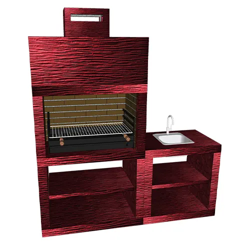 Churrasqueira CM41B com Lava Loiça