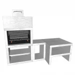 Churrasqueira CM73 com Bancada