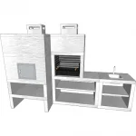 Churrasqueira e Forno CFM30B