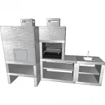 Churrasqueira e Forno CFM30B