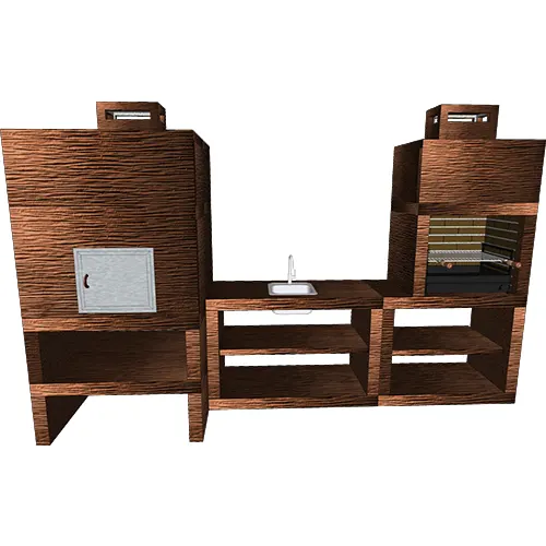 Churrasqueira e Forno CFM33B