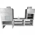 Churrasqueira e Forno CFM33B