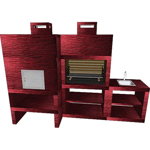 Churrasqueira e Forno CFM41B com Lava Loiça-2 Churrasqueira e Forno CFM41B com Lava Loiça