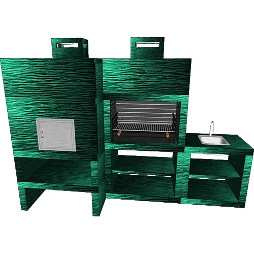 Churrasqueira e Forno CFM41B com Lava Loiça-2 Churrasqueira e Forno CFM41B com Lava Loiça