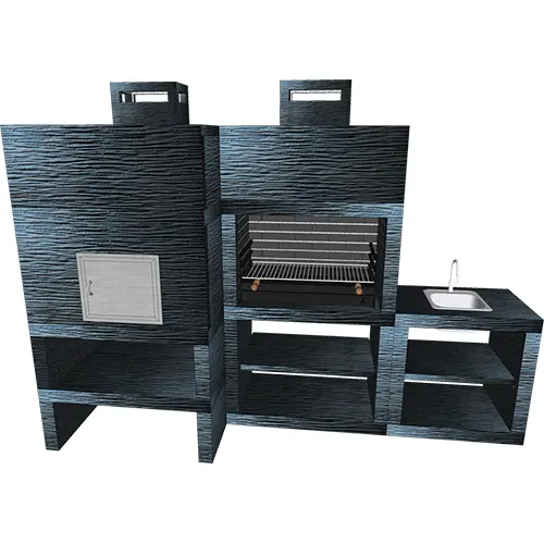 Churrasqueira e Forno CFM41B com Lava Loiça-2 Churrasqueira e Forno CFM41B com Lava Loiça