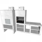 Churrasqueira e Forno CFM46A