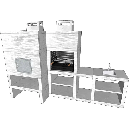 Churrasqueira e Forno CFM46B-2 Churrasqueira e Forno CFM46B