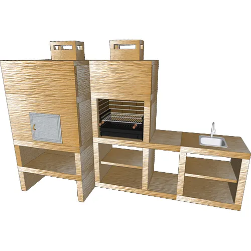 Churrasqueira e Forno CFM46B-2 Churrasqueira e Forno CFM46B