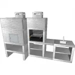 Churrasqueira e Forno CFM46B