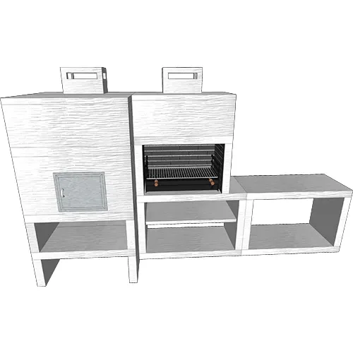 Churrasqueira e Forno CFM52A-2 Churrasqueira e Forno CFM52A