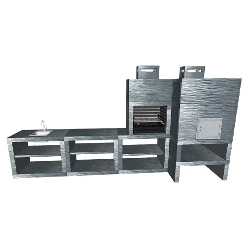 Churrasqueira e Forno CFM58B -2 Churrasqueira e Forno CFM58B