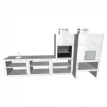 Churrasqueira e Forno CFM58B
