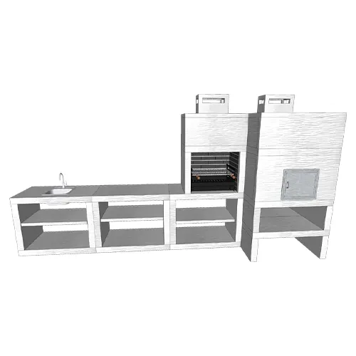 Churrasqueira e Forno CFM58B -2 Churrasqueira e Forno CFM58B