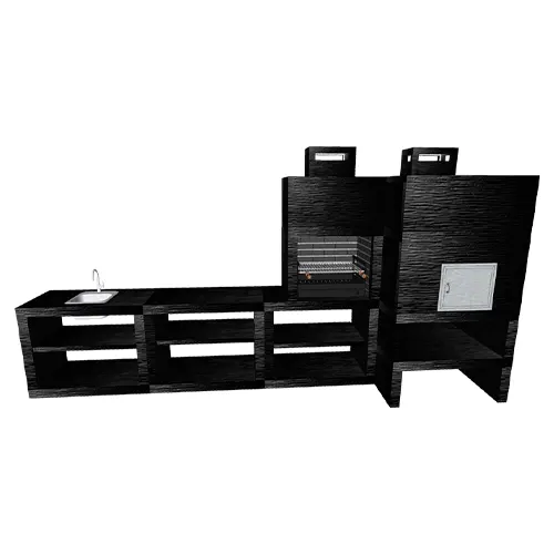 Churrasqueira e Forno CFM58B -2 Churrasqueira e Forno CFM58B