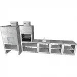 Churrasqueira e Forno CFM67B