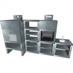 Churrasqueira e Forno CFM80B