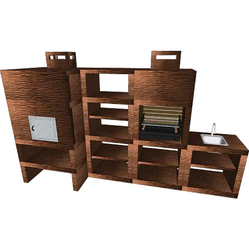 Churrasqueira e Forno CFM80B