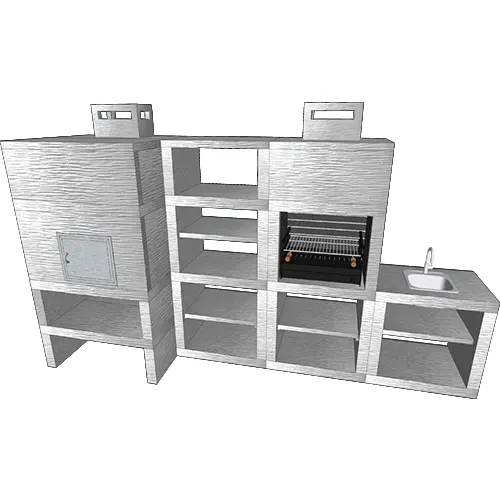 Churrasqueira e Forno CFM80B-2 Churrasqueira e Forno CFM80B