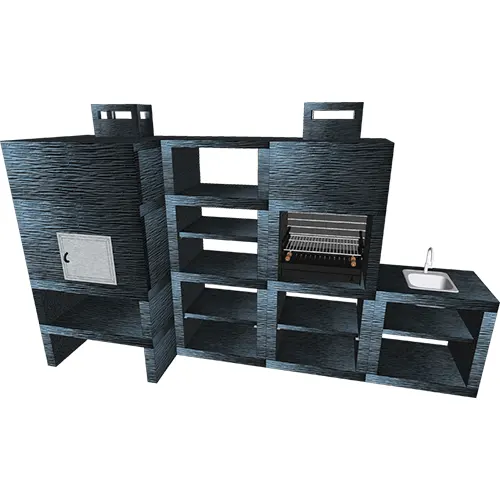 Churrasqueira e Forno CFM80B-2 Churrasqueira e Forno CFM80B