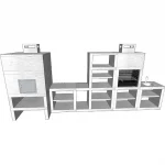 Churrasqueira e Forno CFM82B