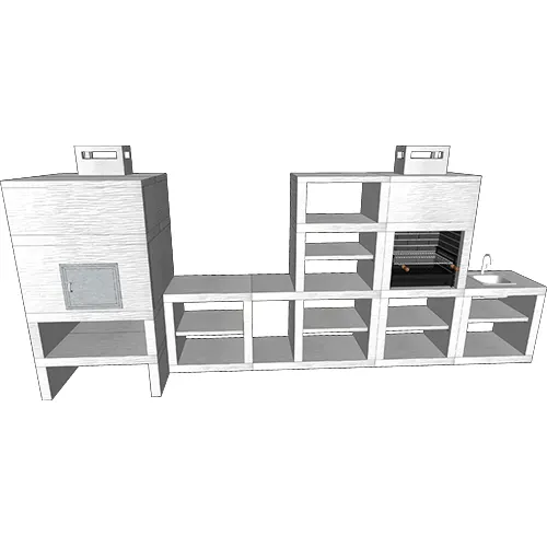 Churrasqueira e Forno CFM82B-2 Churrasqueira e Forno CFM82B