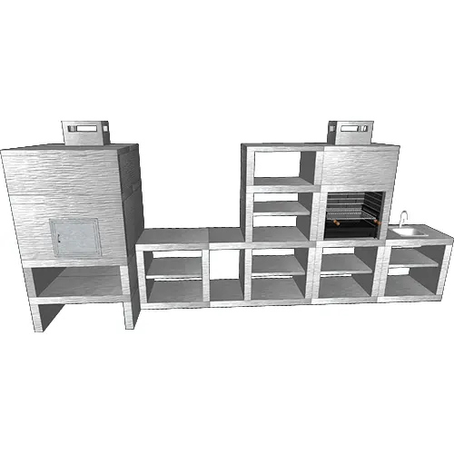 Churrasqueira e Forno CFM82B-2 Churrasqueira e Forno CFM82B