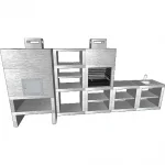 Churrasqueira e Forno CFM85B