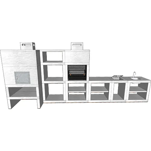 Churrasqueira e Forno CFM87B-2 Churrasqueira e Forno CFM87B