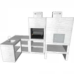Churrasqueira e Forno CFMC15B