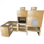 Churrasqueira e Forno CFMC15B