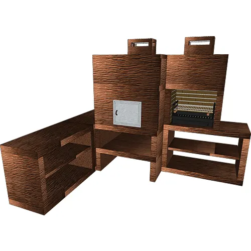 Churrasqueira e Forno CFMC45A