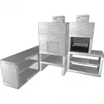 Churrasqueira e Forno CFMC45A